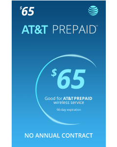 AT&T SIM Card with $75 Prepaid Monthly Calling Plan having 1 Month Service Included