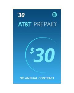 AT&T SIM Card with $30 Prepaid Monthly Calling Plan having 1 Month Service Included