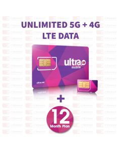 Ultra Mobile Multi Month Plan with Unlimited Data
