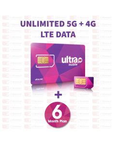 Ultra Mobile Multi Month Plan with Unlimited Data
